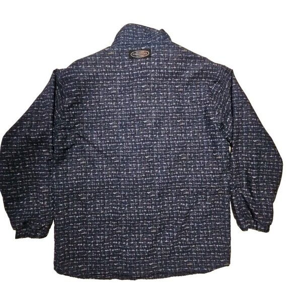 Forresters Drytech Rain Jacket Womens M Gore-Tex Blue Print Full Zip - Picture 10 of 15